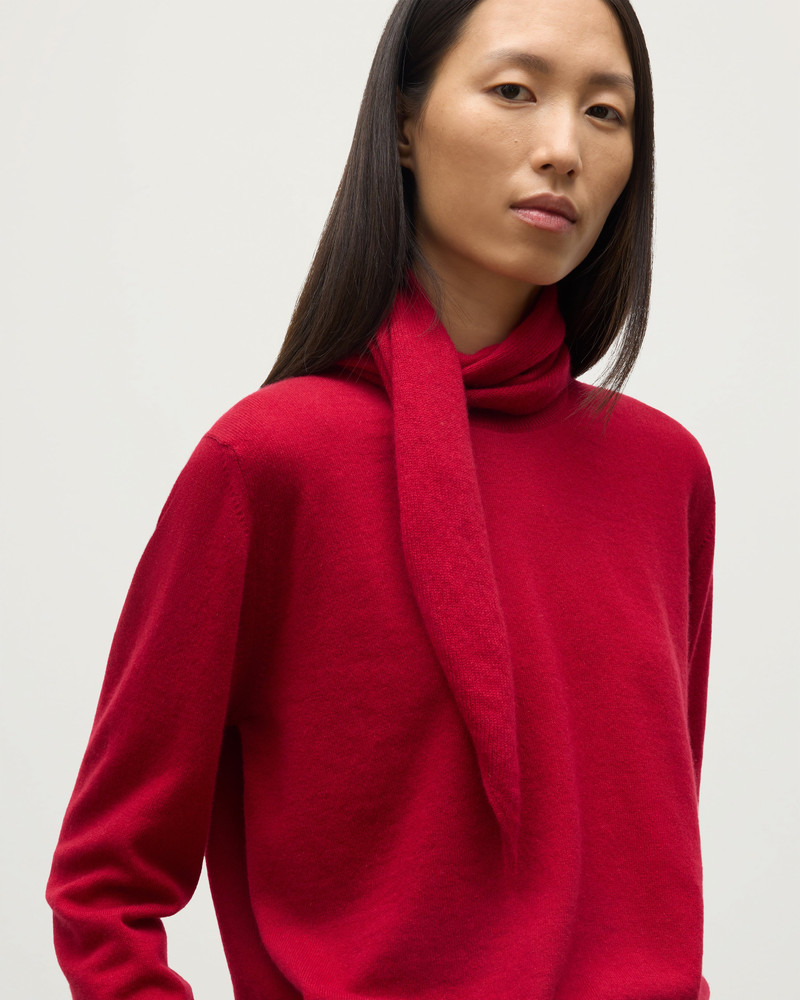 Reel Red Cashmere Bandana 1