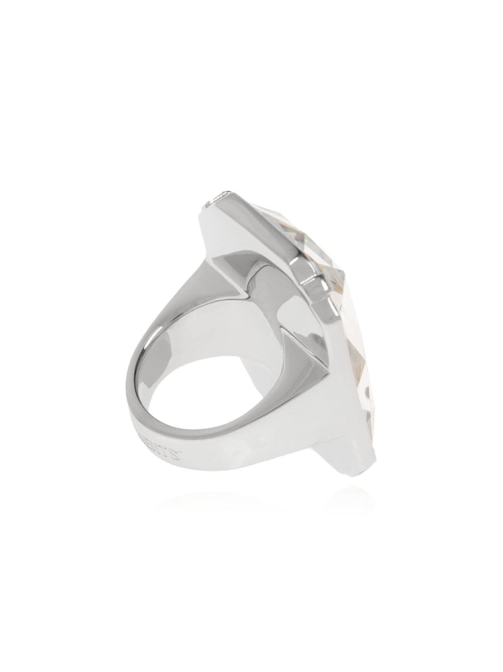 VETEMENTS logo crystal ring | REVERSIBLE