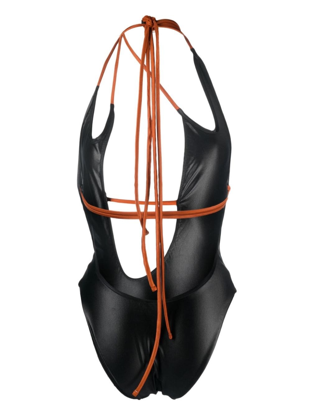 wrap-around string swimsuit - 2