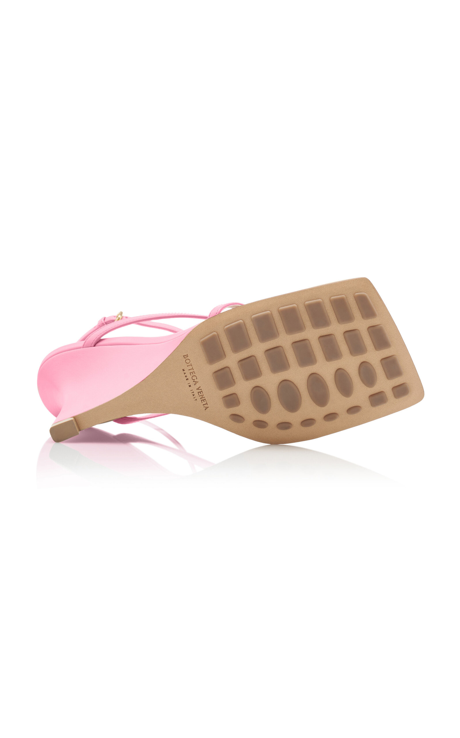 Lounge Nappa Leather Wedge Sandals pink - 3