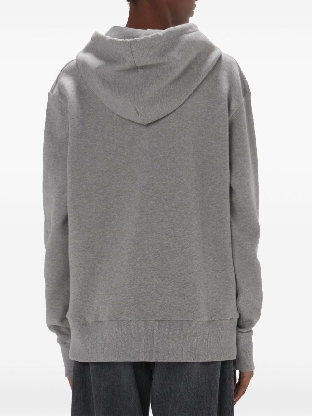 graphic-print organic cotton hoodie - 4