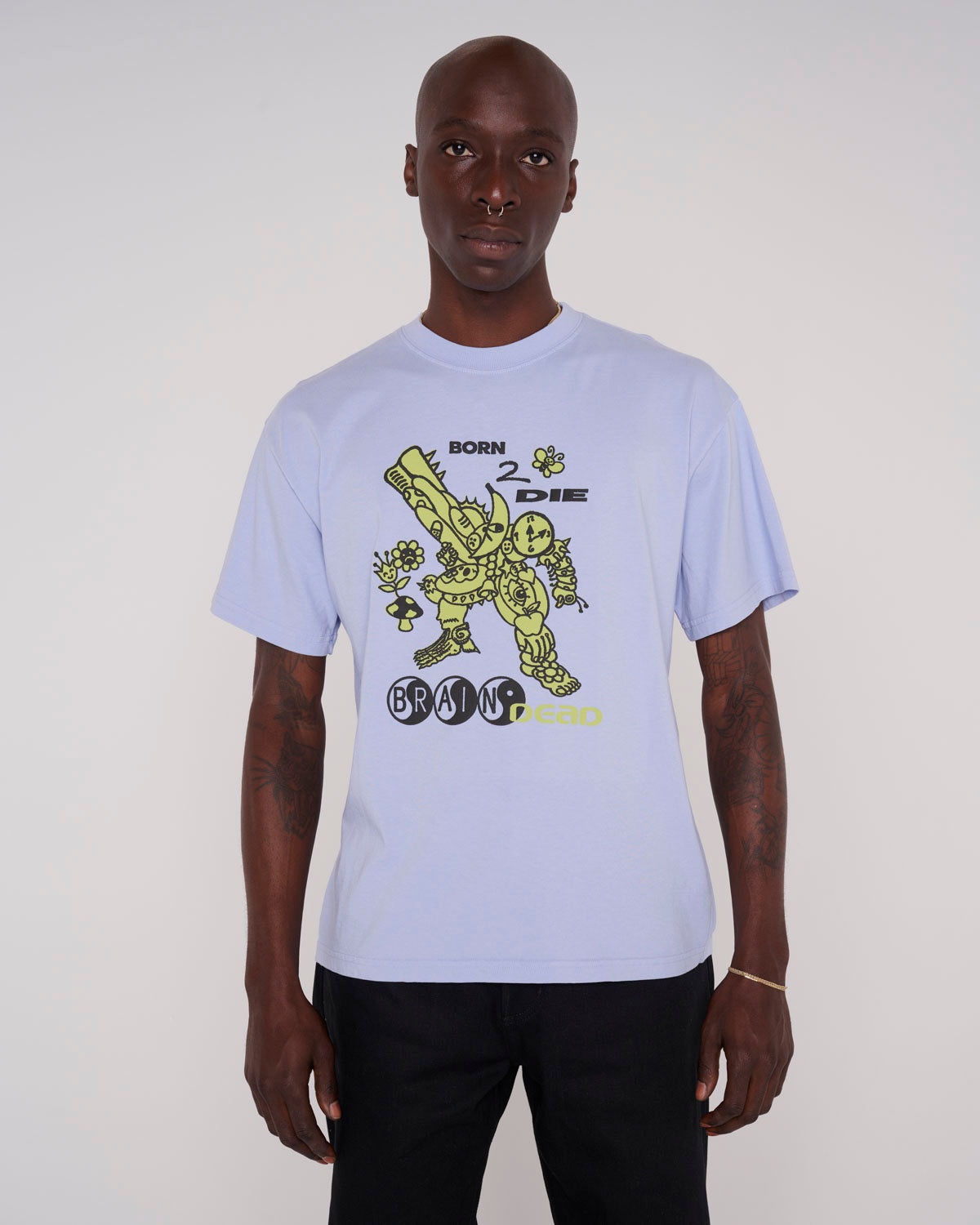 Born 2 Die T-shirt - Periwinkle - 4