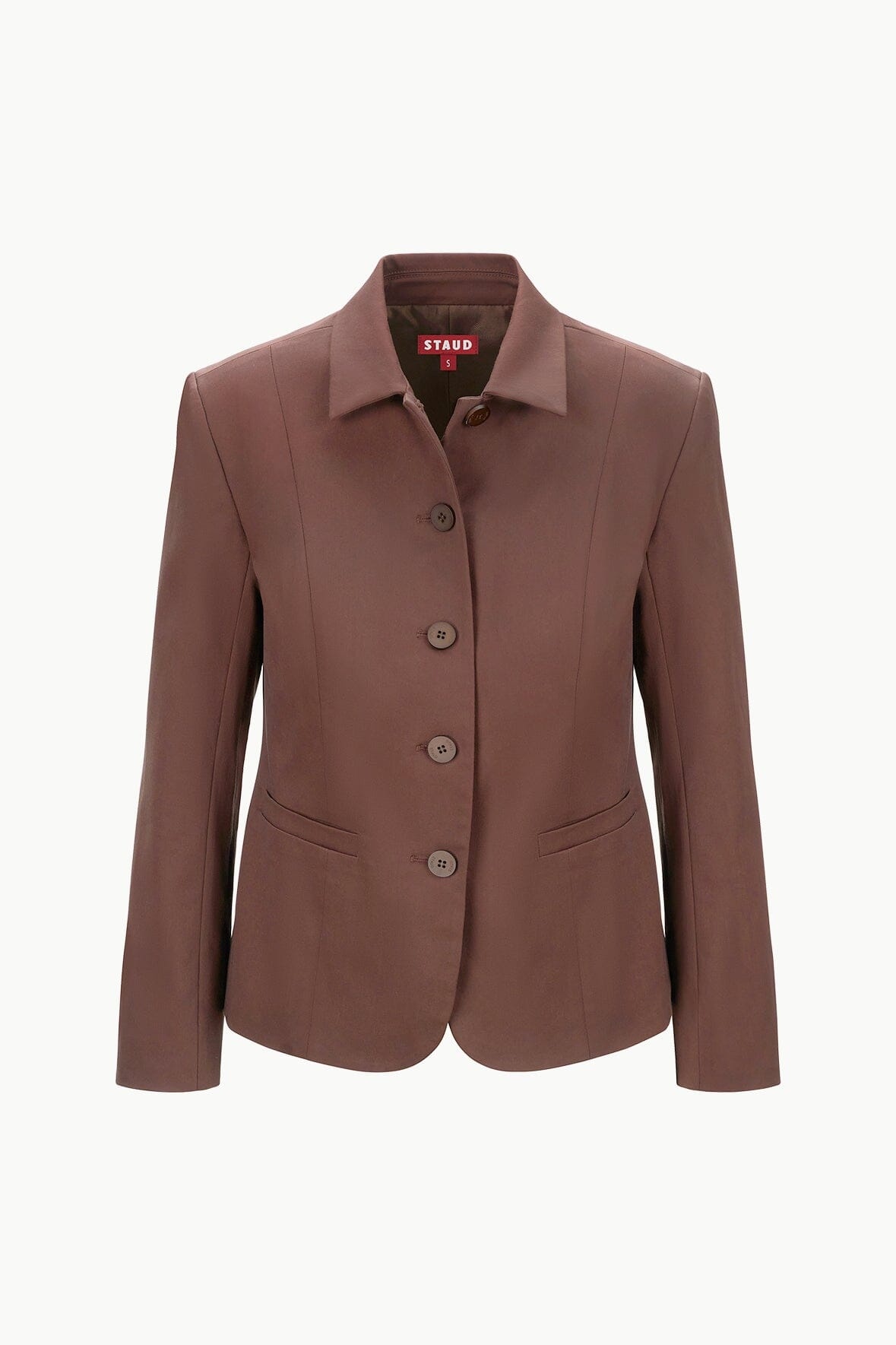 STAUD ROBERT JACKET DARK CHOCOLATE - 1