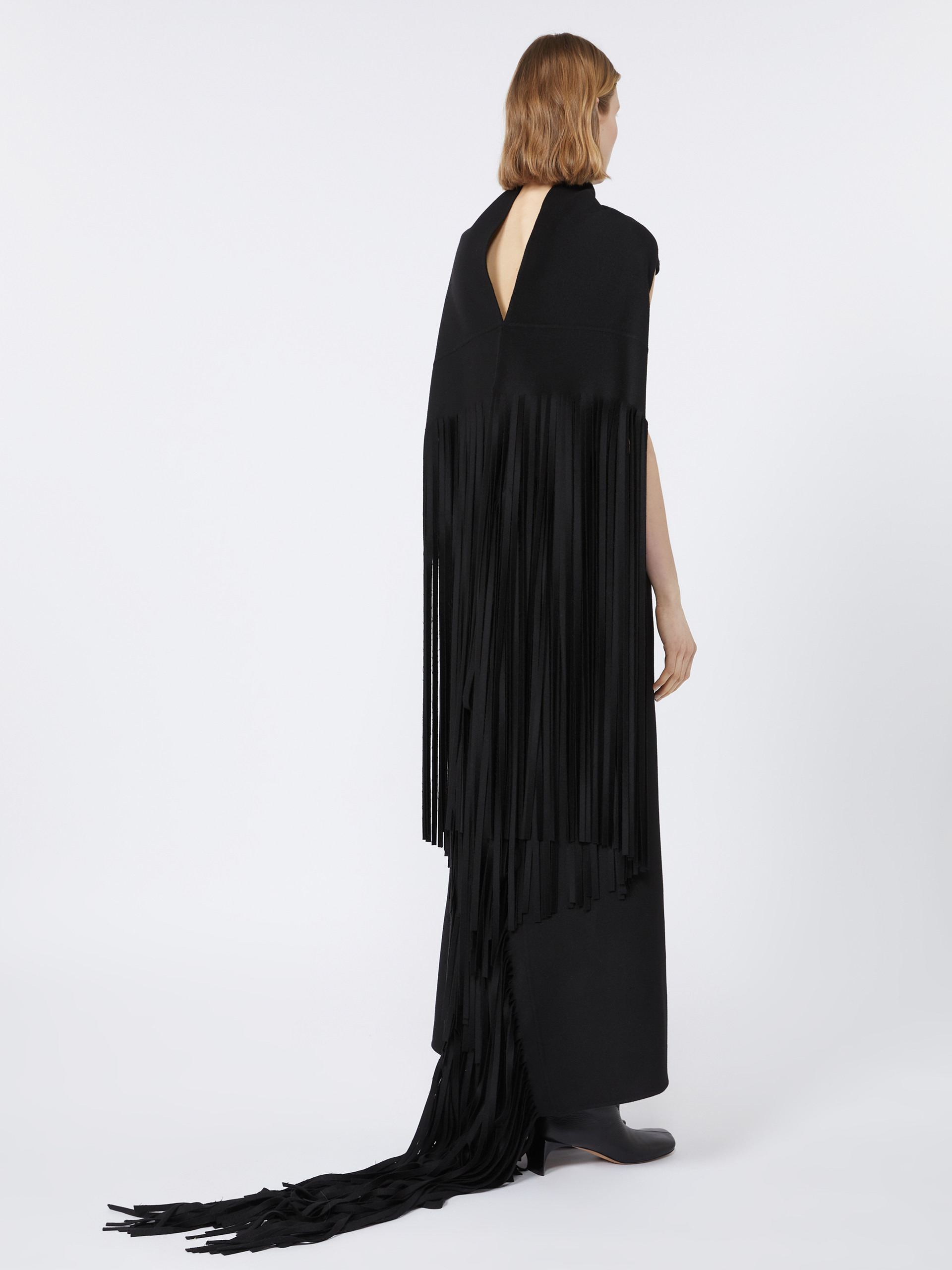 RAME Long double-faced pure wool dress - RUNWAY - 4