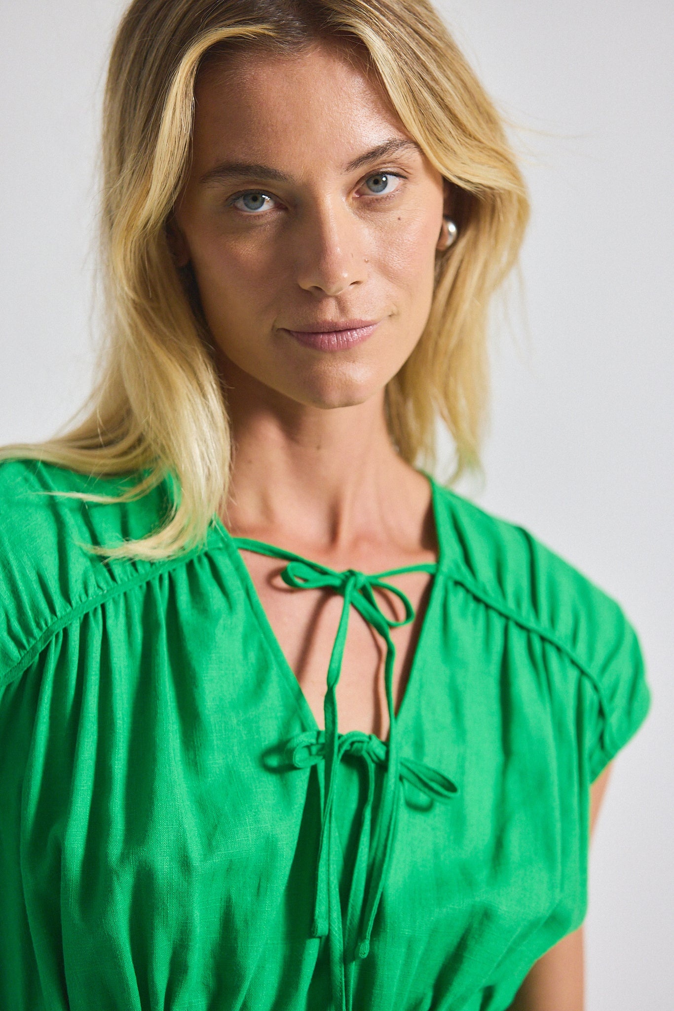 CAROLINE TIE FRONT TOP - 2