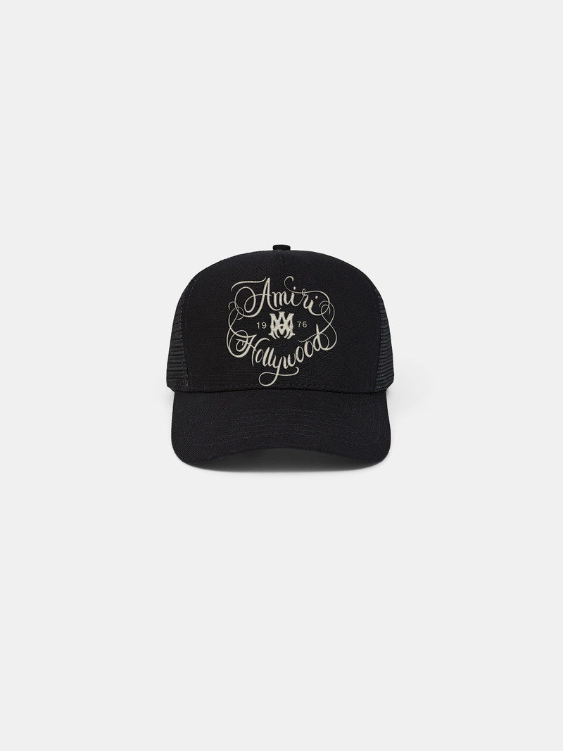 AMIRI HOLLYWOOD SCRIPT HAT 1