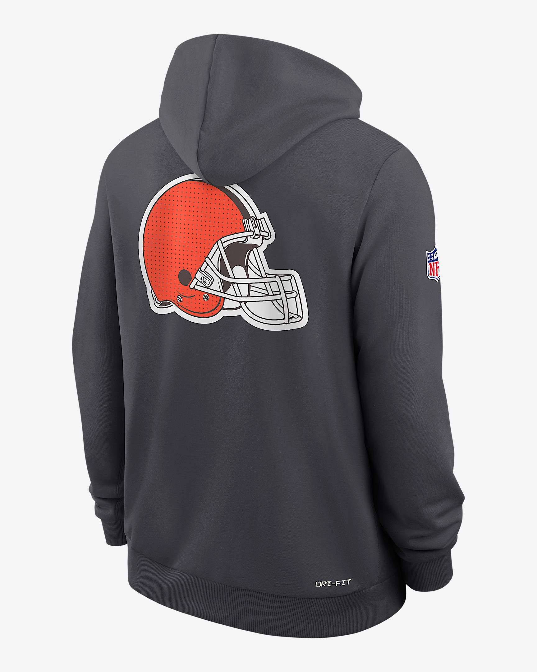 Cleveland Browns Utility Player Sideline Men's Nike Dri-FIT NFL Full-Zip Hoodie - 2
