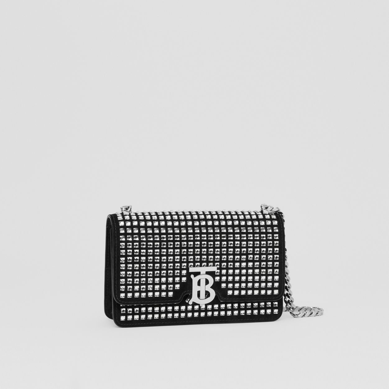Crystal Detail Leather Mini TB Bag - 7
