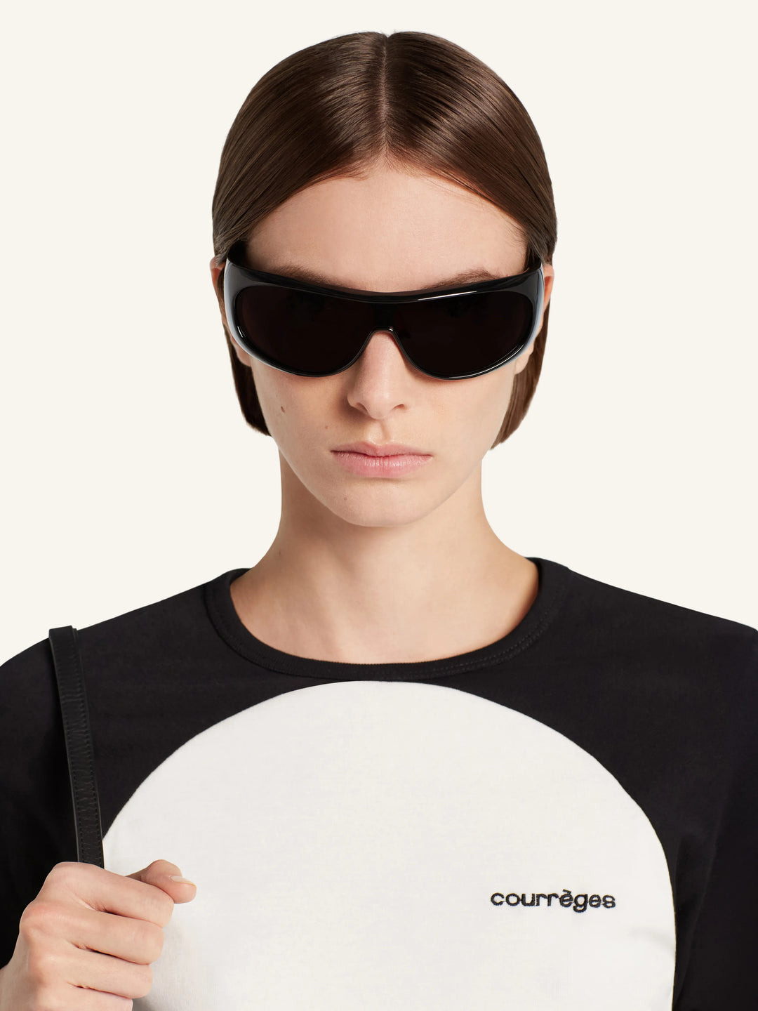 Circle Contrast Long Sleeve T-Shirt - 5