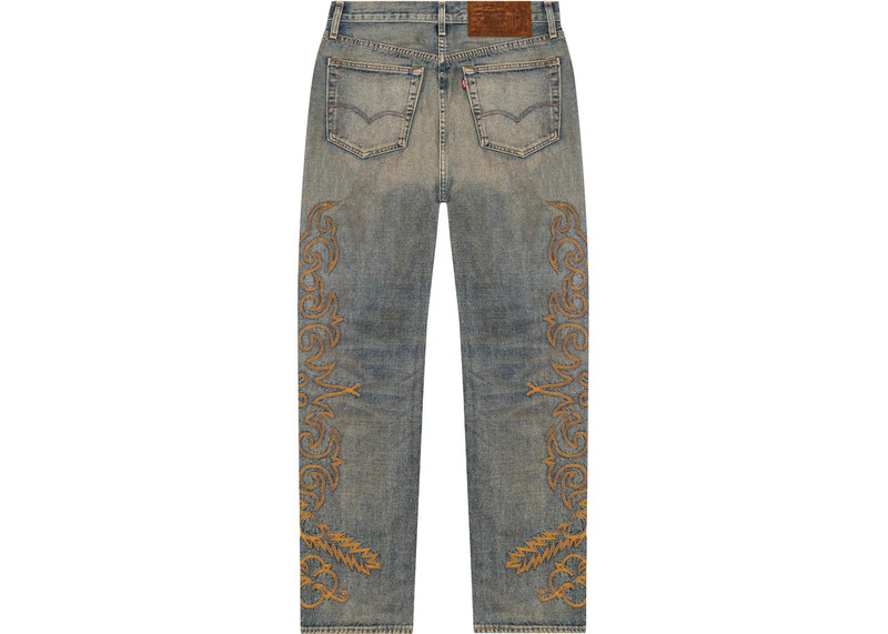 DENIM TEARS Denim Tears Western Cotton Stitch 501 Jeans Selvedge Denim outlook