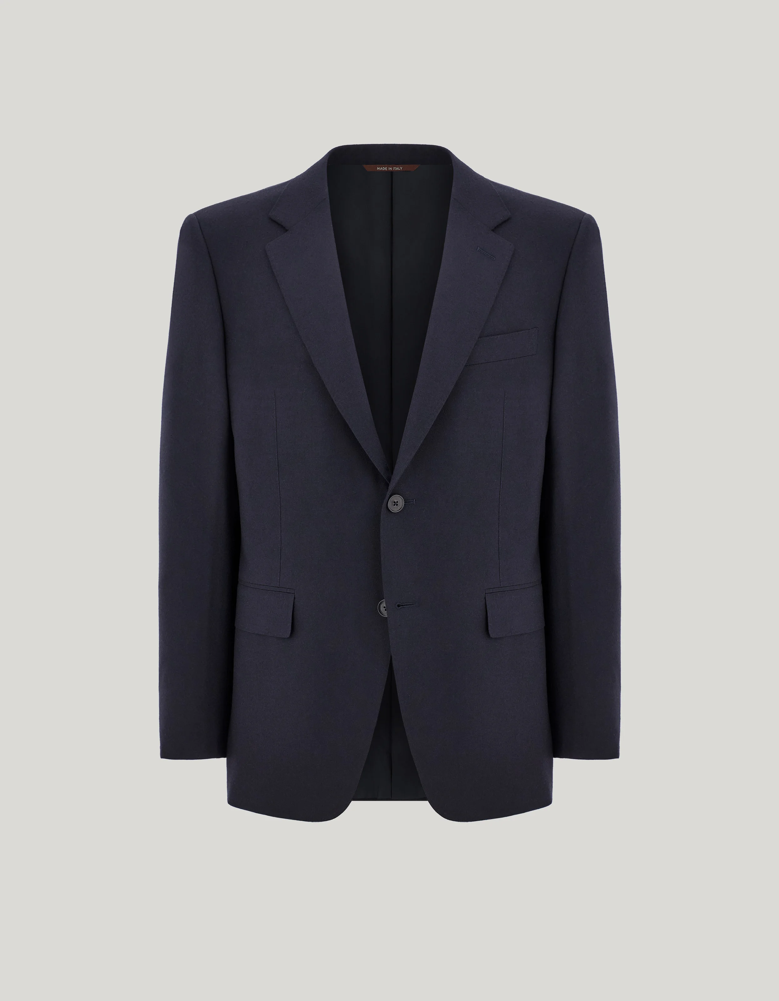 NAVY BLUE CANALI TRAVEL CASHMERE REGULAR-FIT JACKET - 1