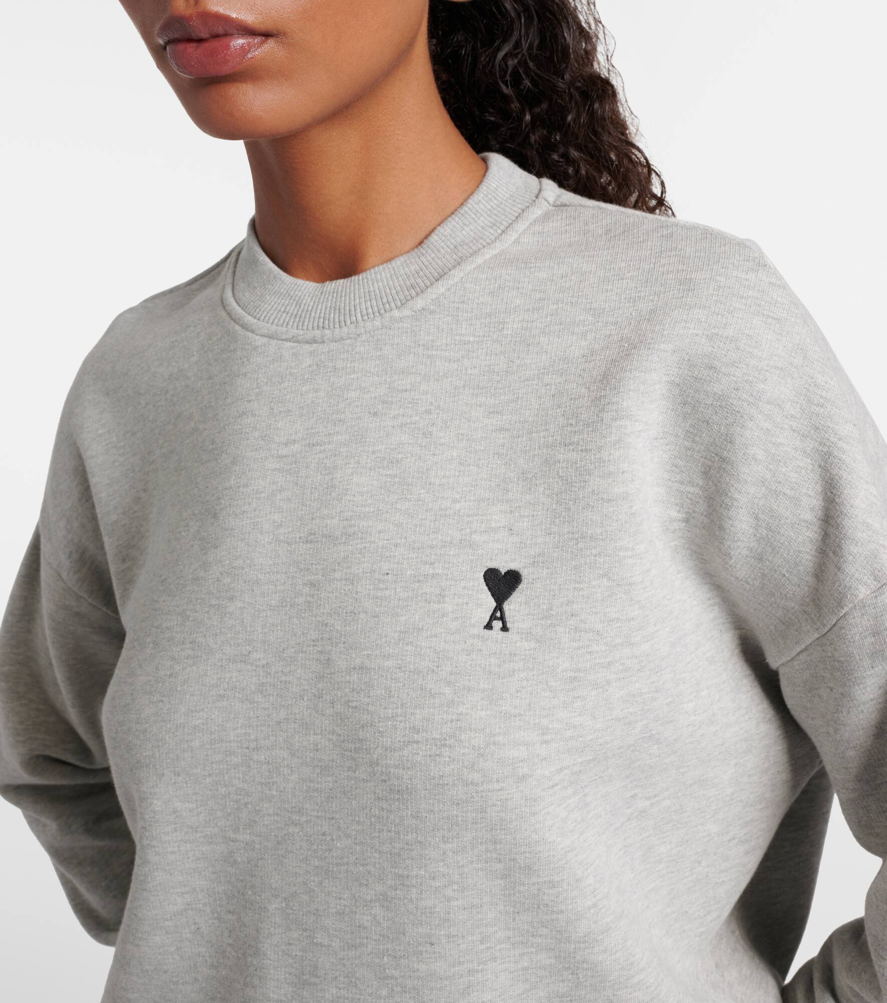 Ami de Cœur cotton fleece sweatshirt - 4