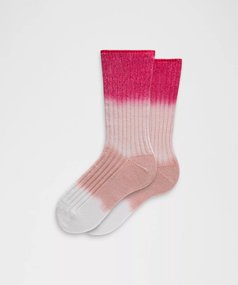 Unisex Crew-Length Ragg Socks 1
