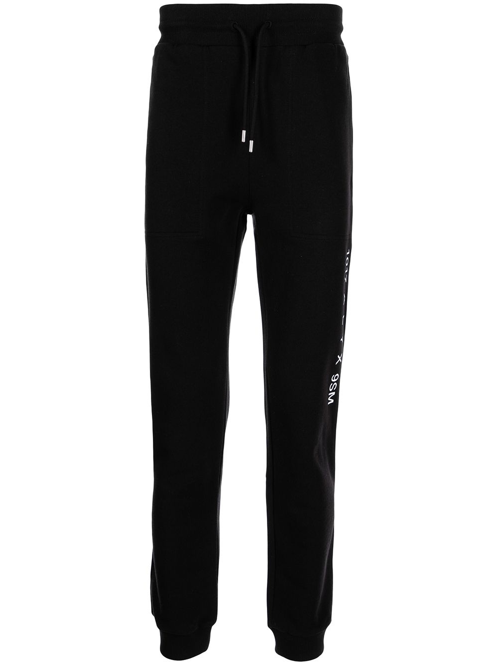 logo-print track pants - 1