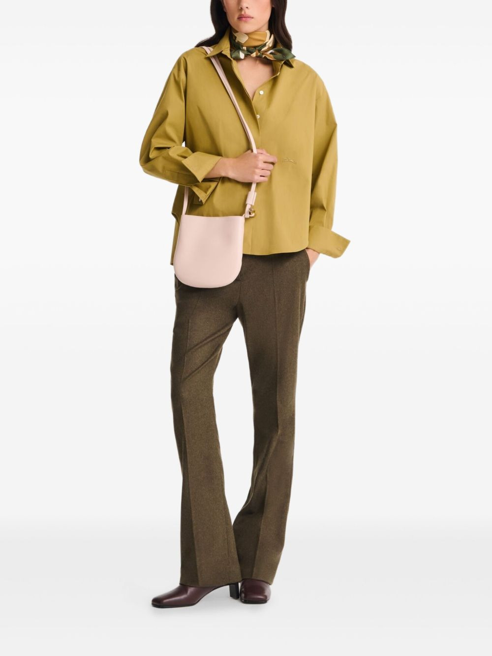 Le Roseau S leather shoulder bag - 2