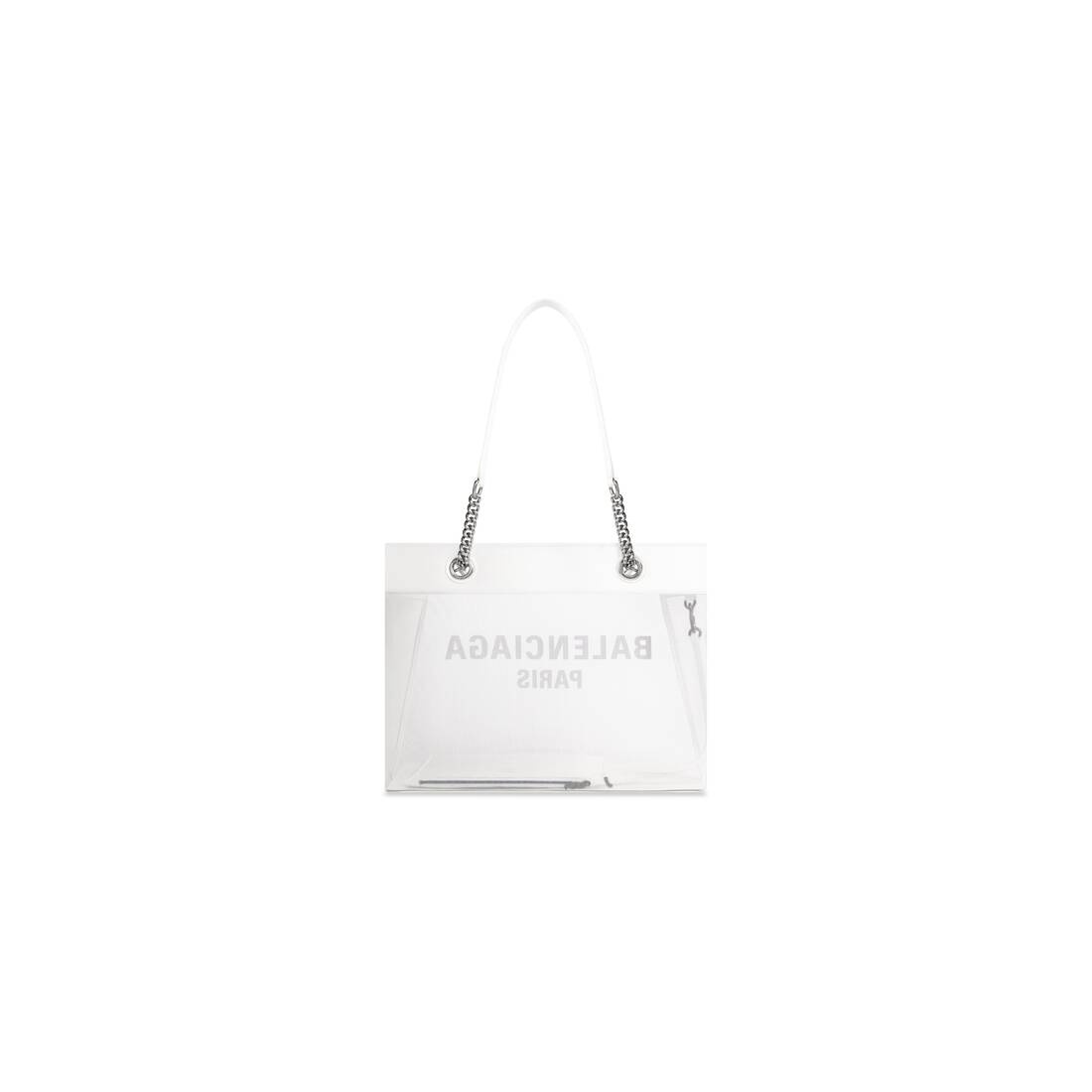 Duty Free Medium Tote Bag in White - 4