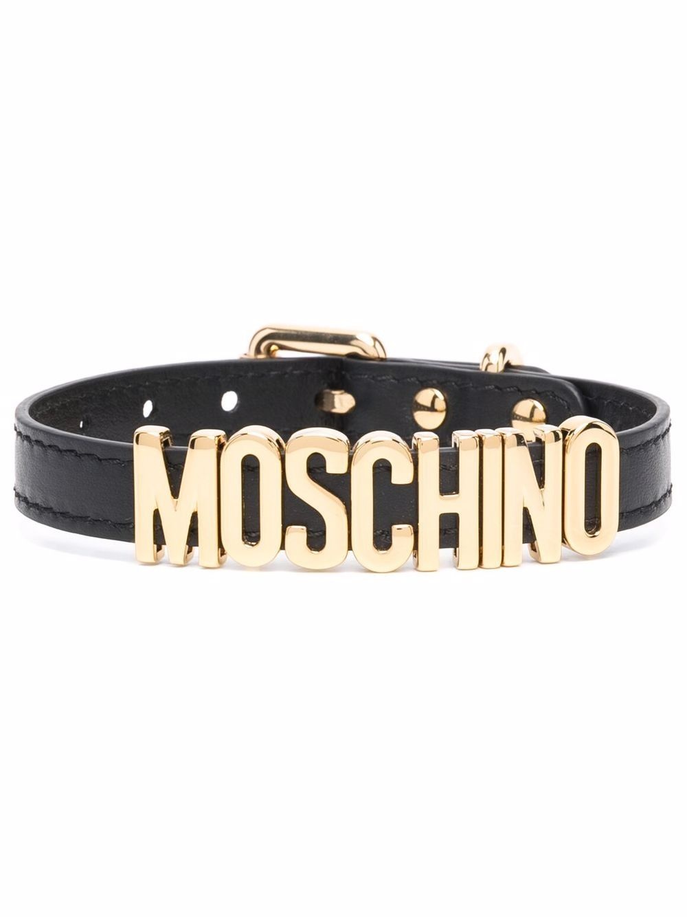 logo plaque dog collar - 1