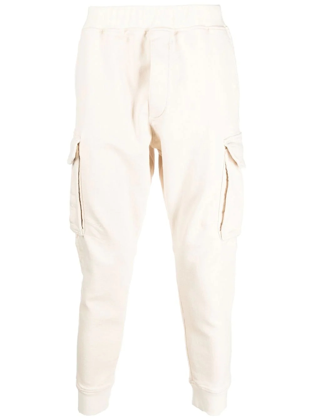 logo-print cargo joggers - 1