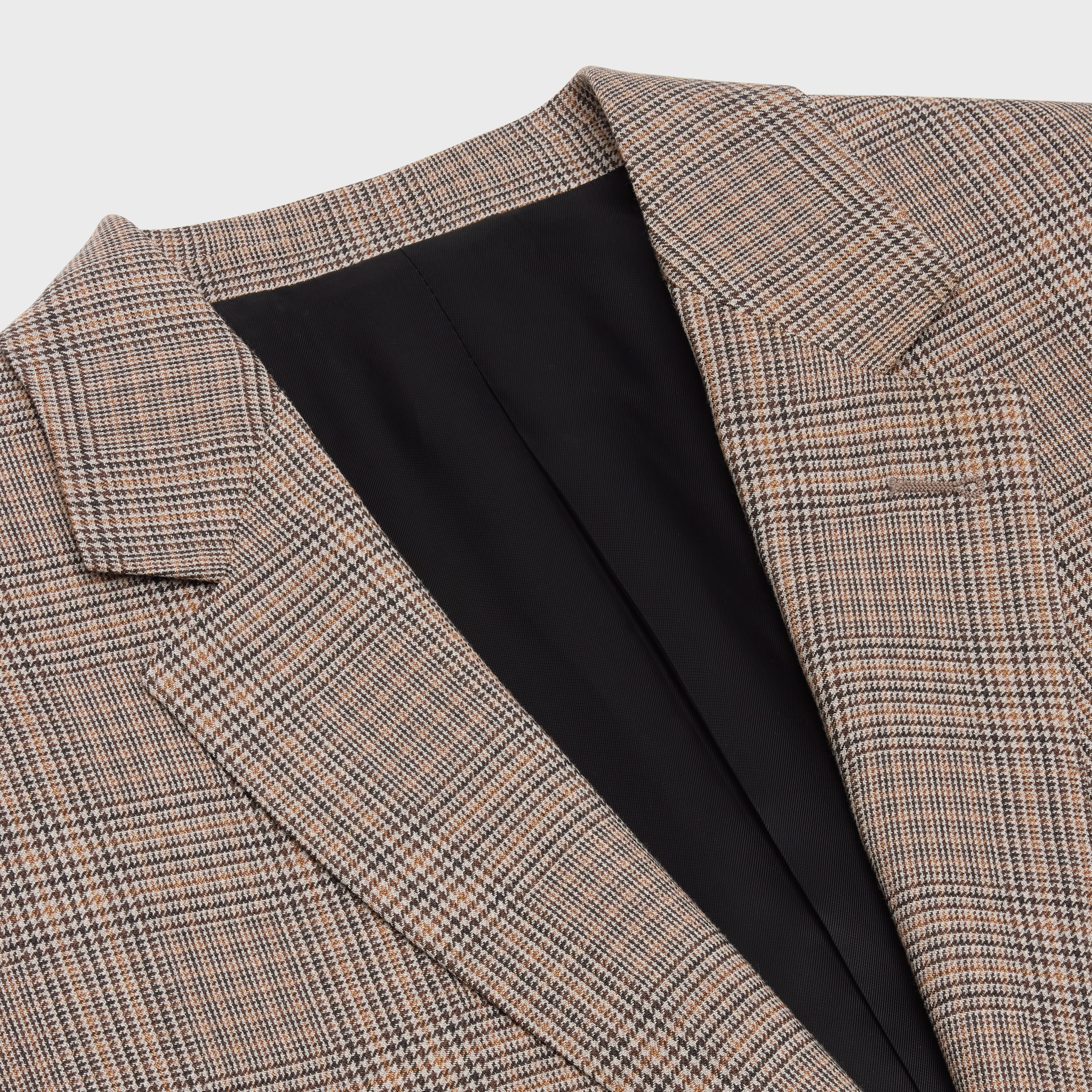 BOXY JACKET IN PRINCE OF WALES CHECK WOOL - 3