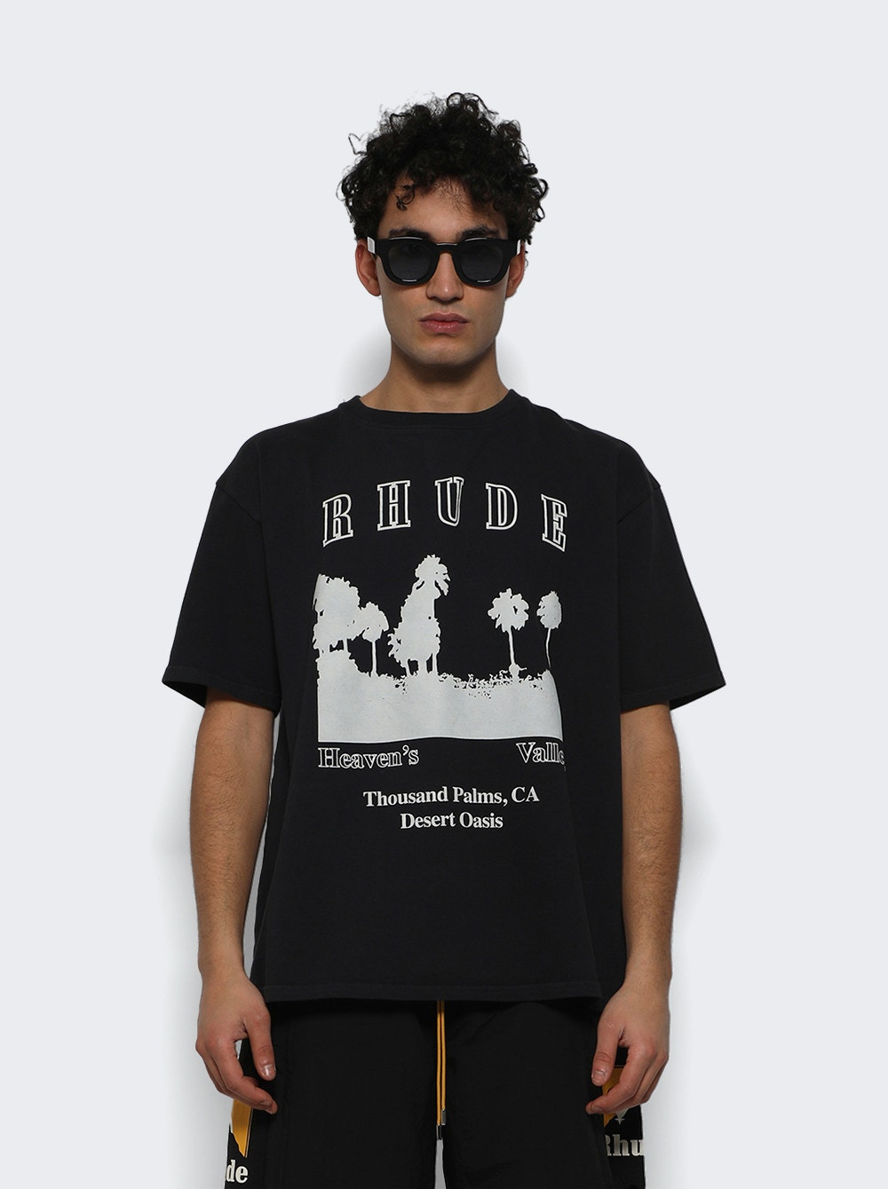 Thousand Palms Tee Vintage Black And White - 1