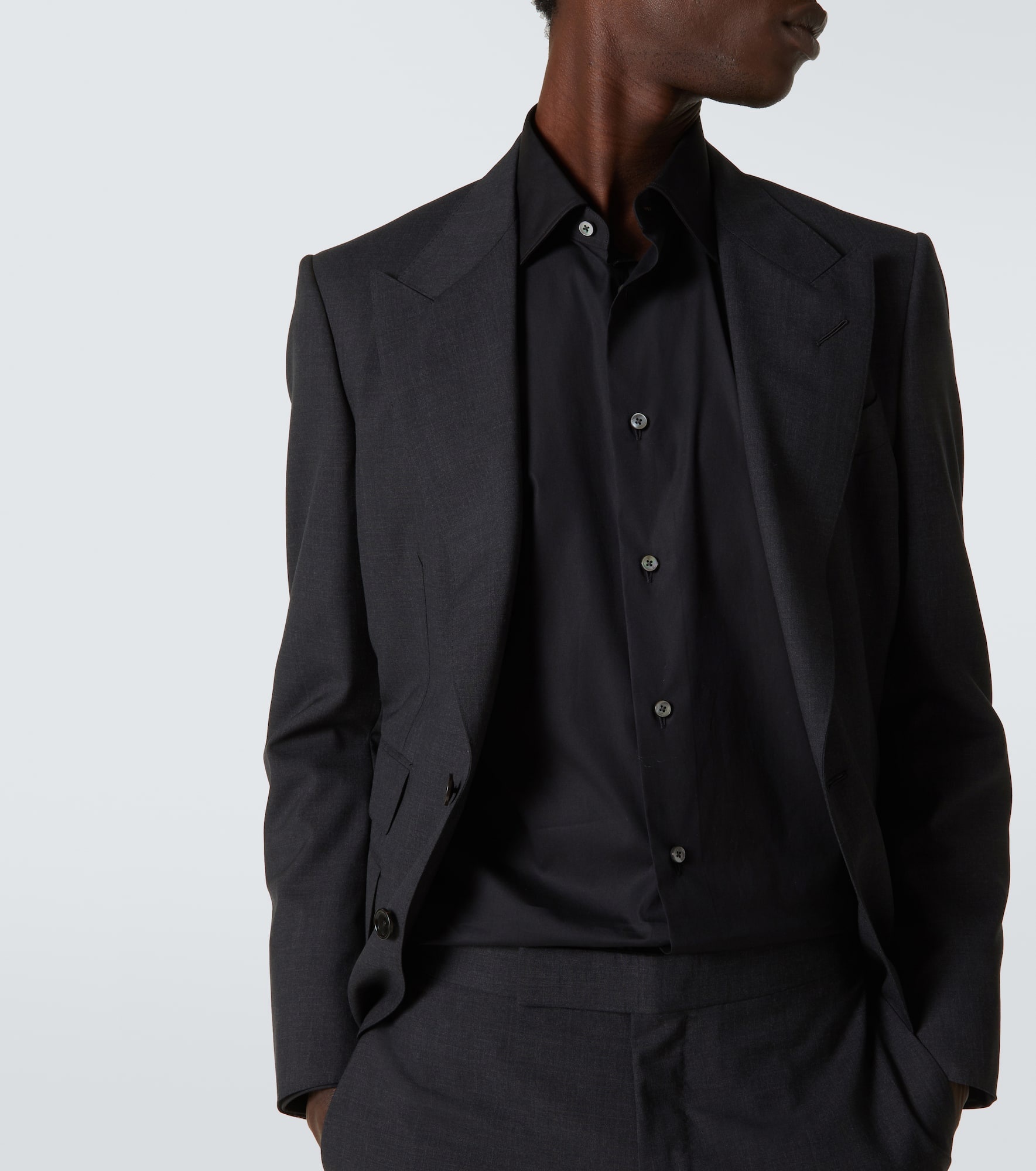 Cotton-blend shirt - 5