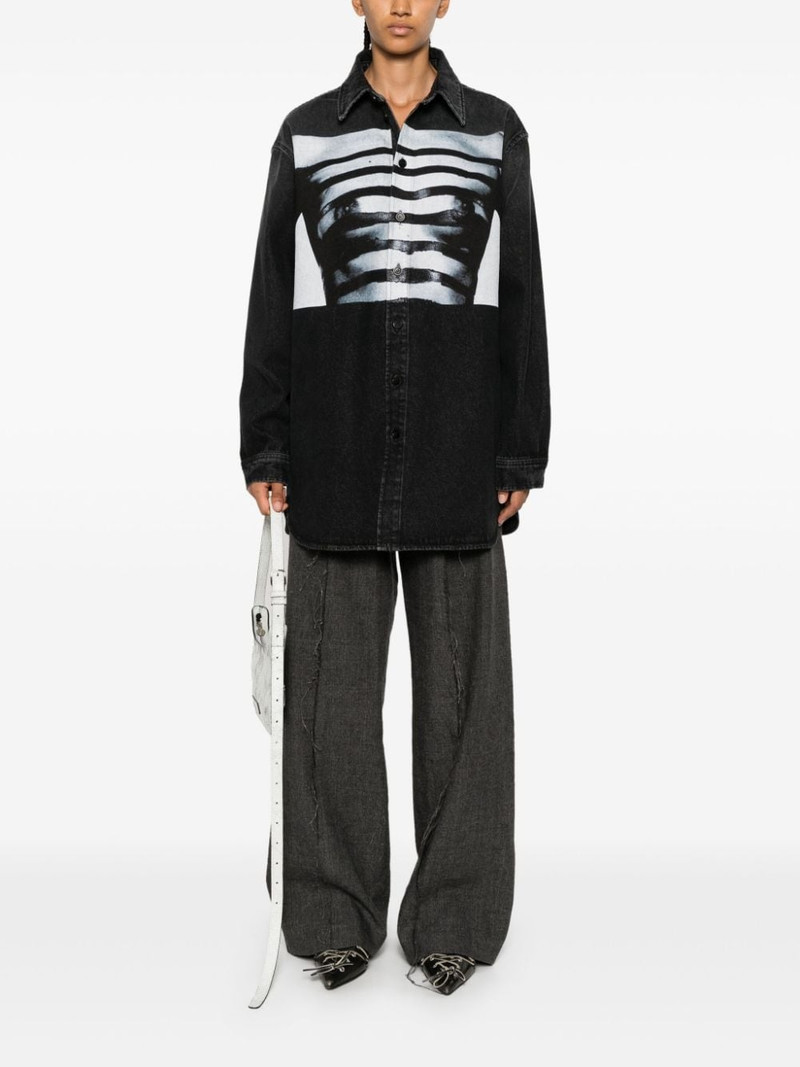 Jean Paul Gaultier Body Mariniere-print shirt outlook