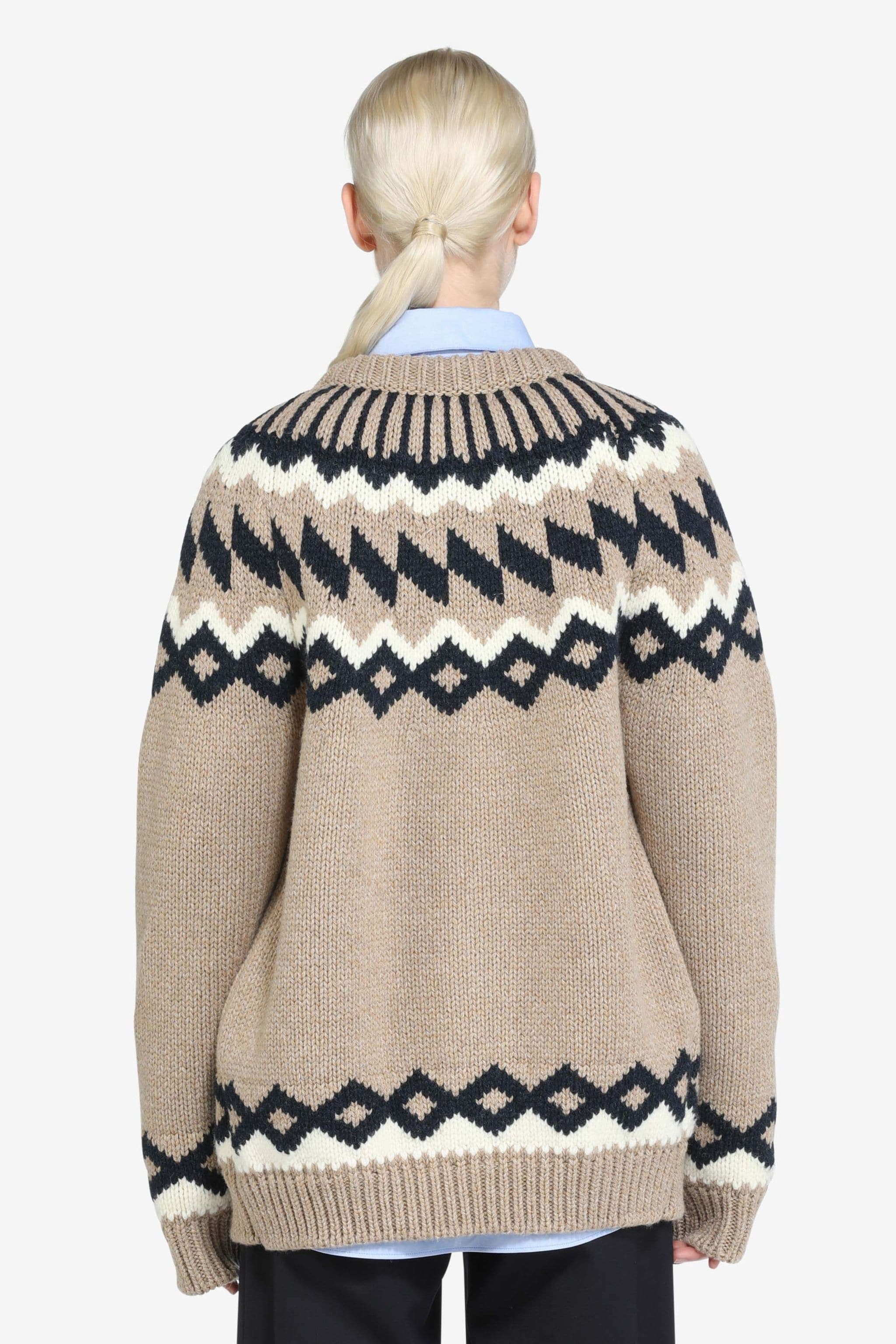 FAIR ISLE WOOL CARDIGAN - 2