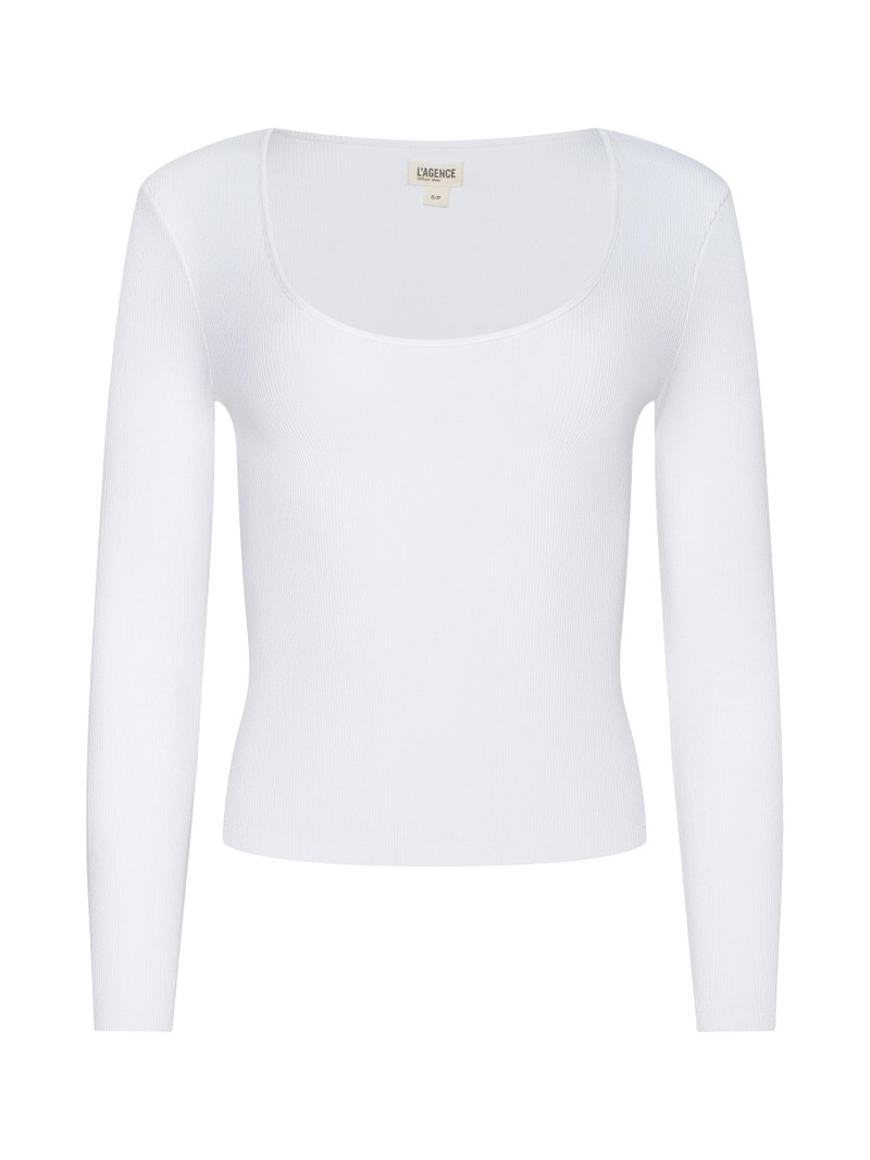 Scarlet Scoopneck Tee 1