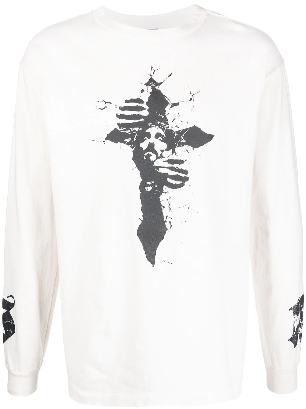 graphic-print long-sleeve T-shirt - 1