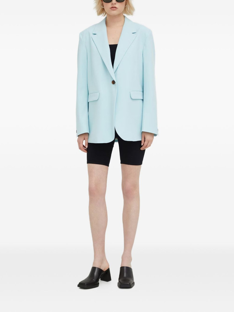 SAMSØE SAMSØE notched-lapel buttoned blazer outlook