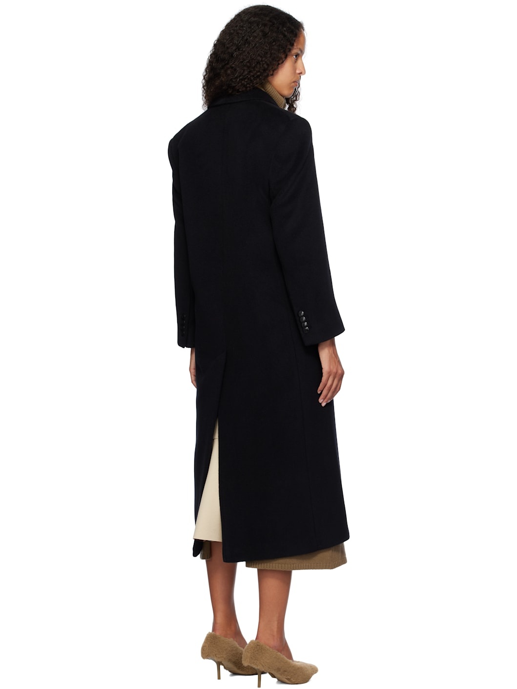 【関税込み】Max Mara ブラック Estremo コート Max Mara Black Estremo Coat | REVERSIBLE