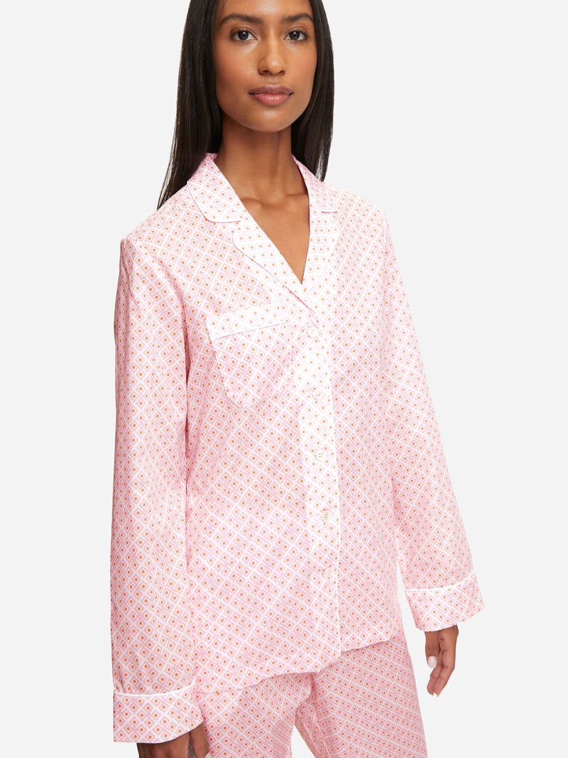 Women's Pyjamas Ledbury 56 Cotton Batiste Pink - 3