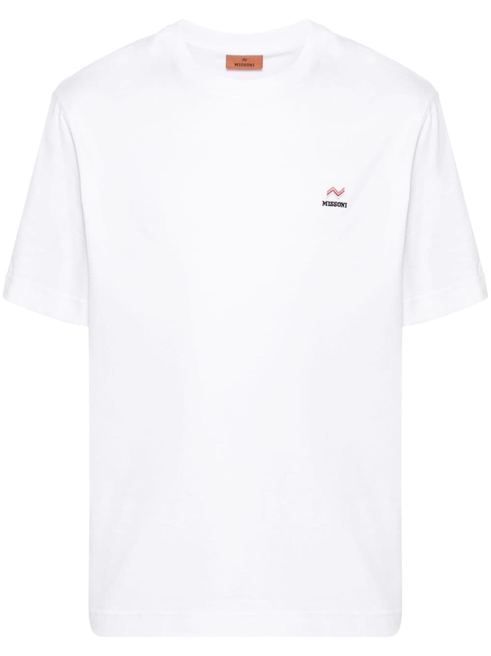 embroidered-logo T-shirt - 1