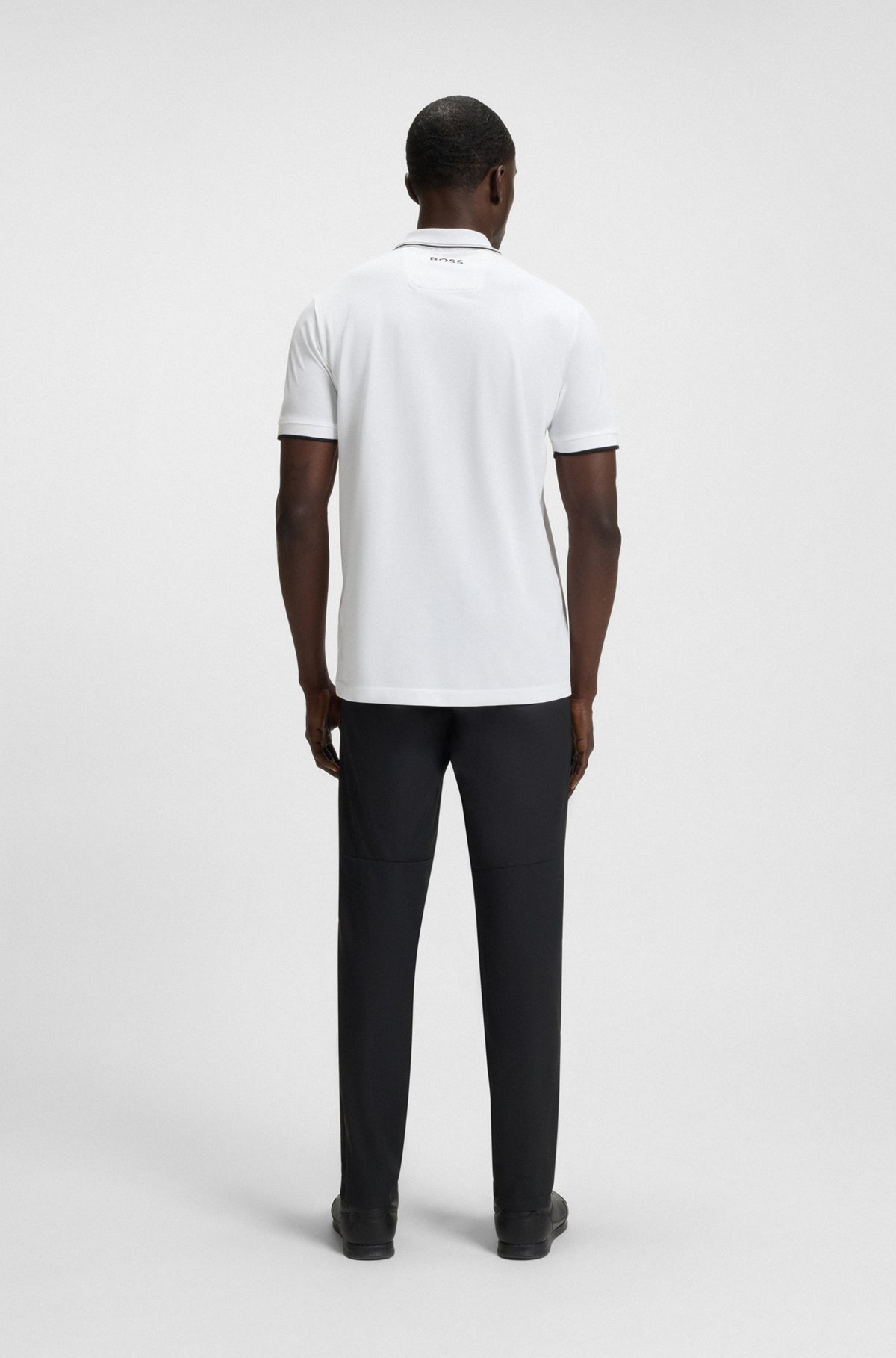 POLO SHIRT WITH CONTRAST LOGOS - 5
