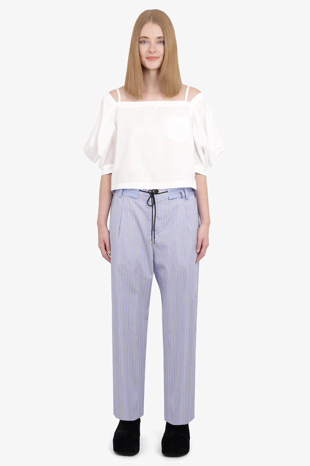 THOMAS MASON JOGGER PANT | LIGHT BLUE STRIPE - 2