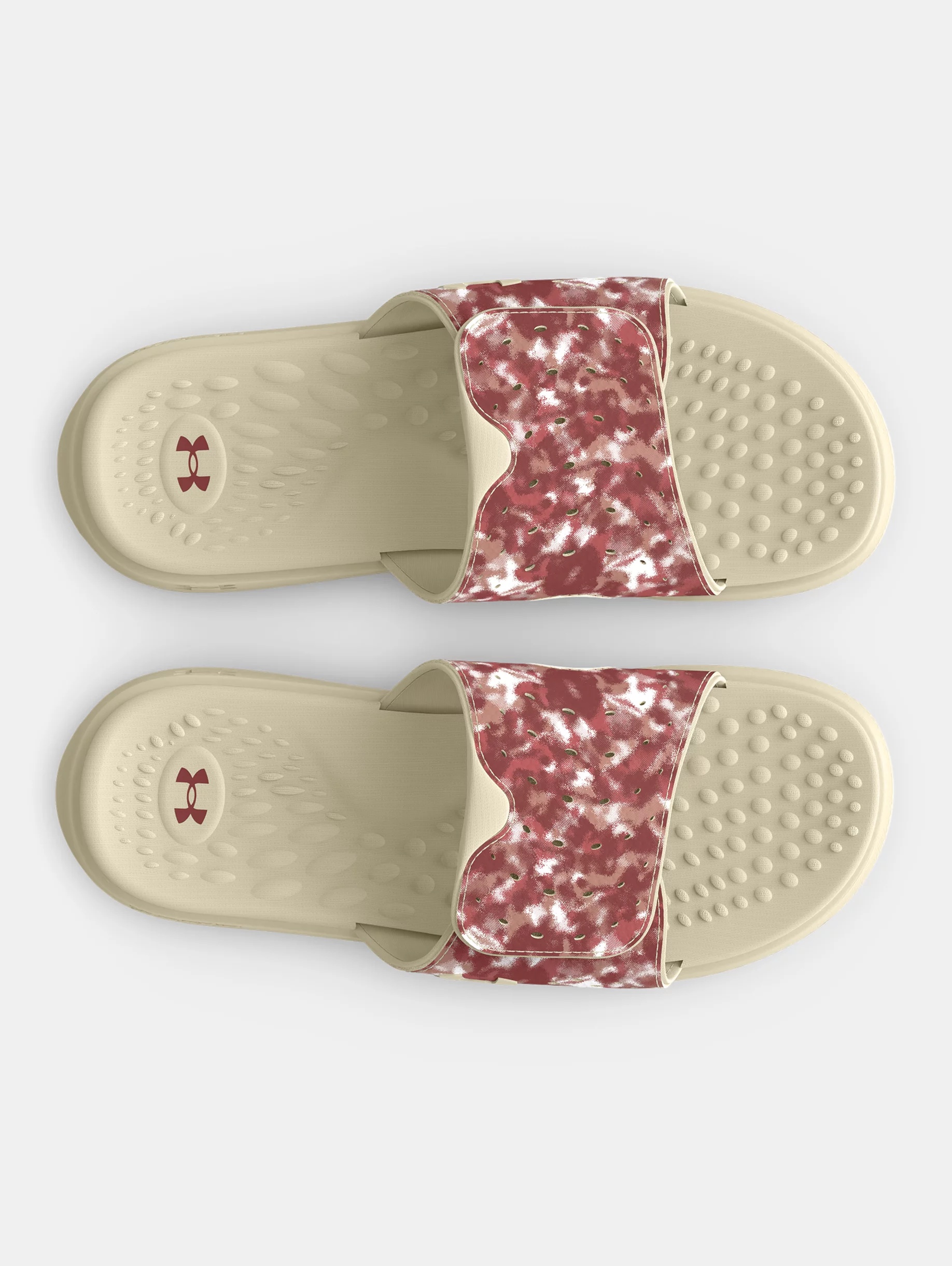 Women's UA Ignite Pro Graphic Strap Slides - 3