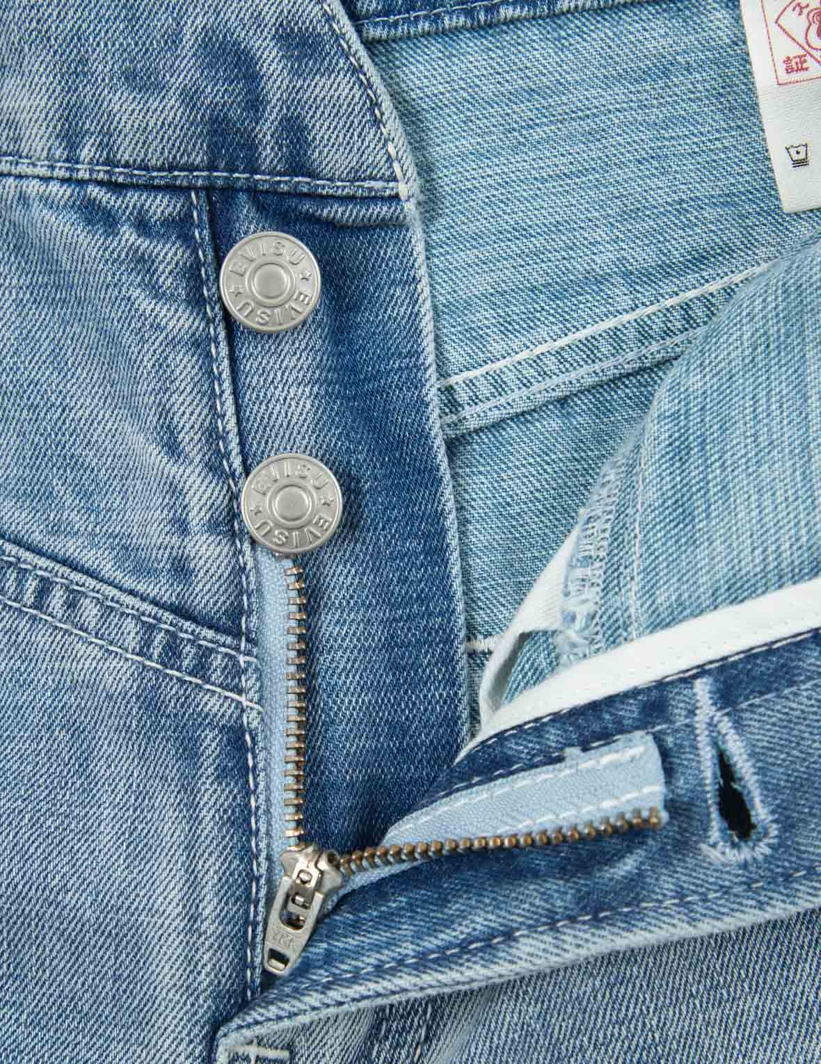 SEAGULL PRINT PAPER BAG DENIM SHORTS - 17