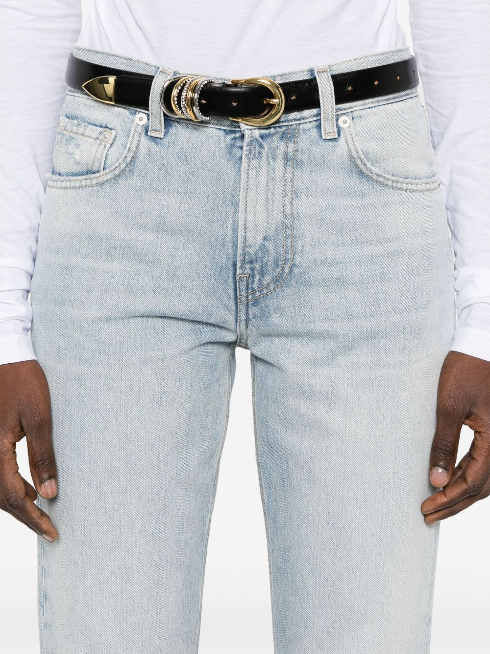 Flora straight-leg jeans - 5
