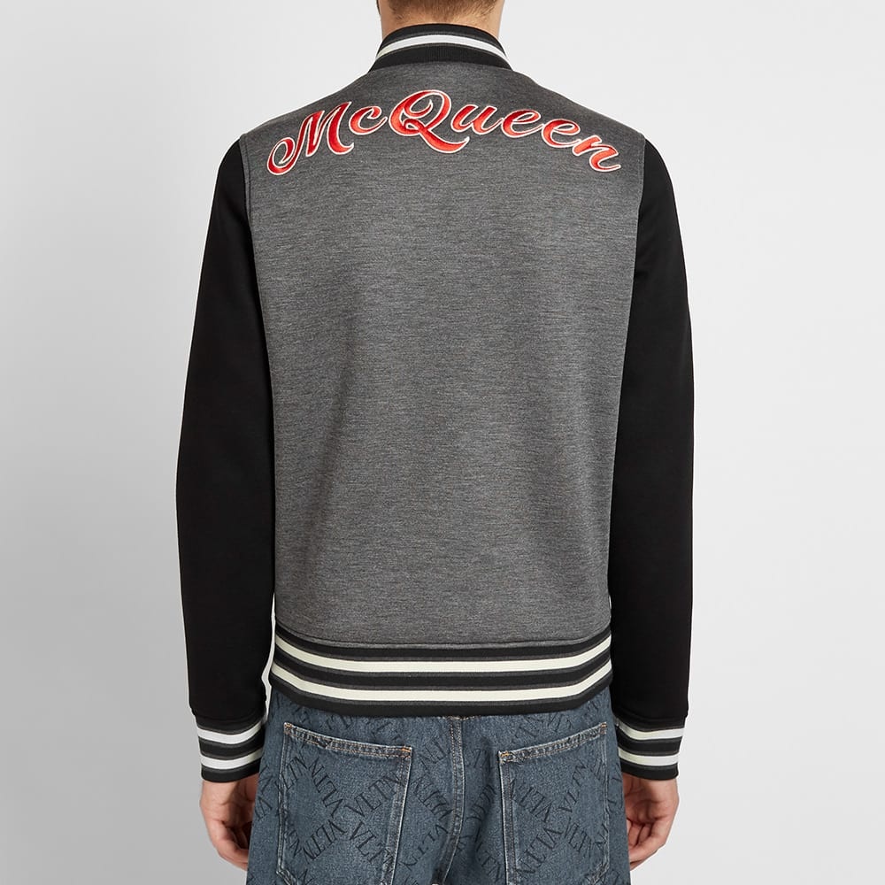 Alexander McQueen Embroidered Bomber Jacket - 7