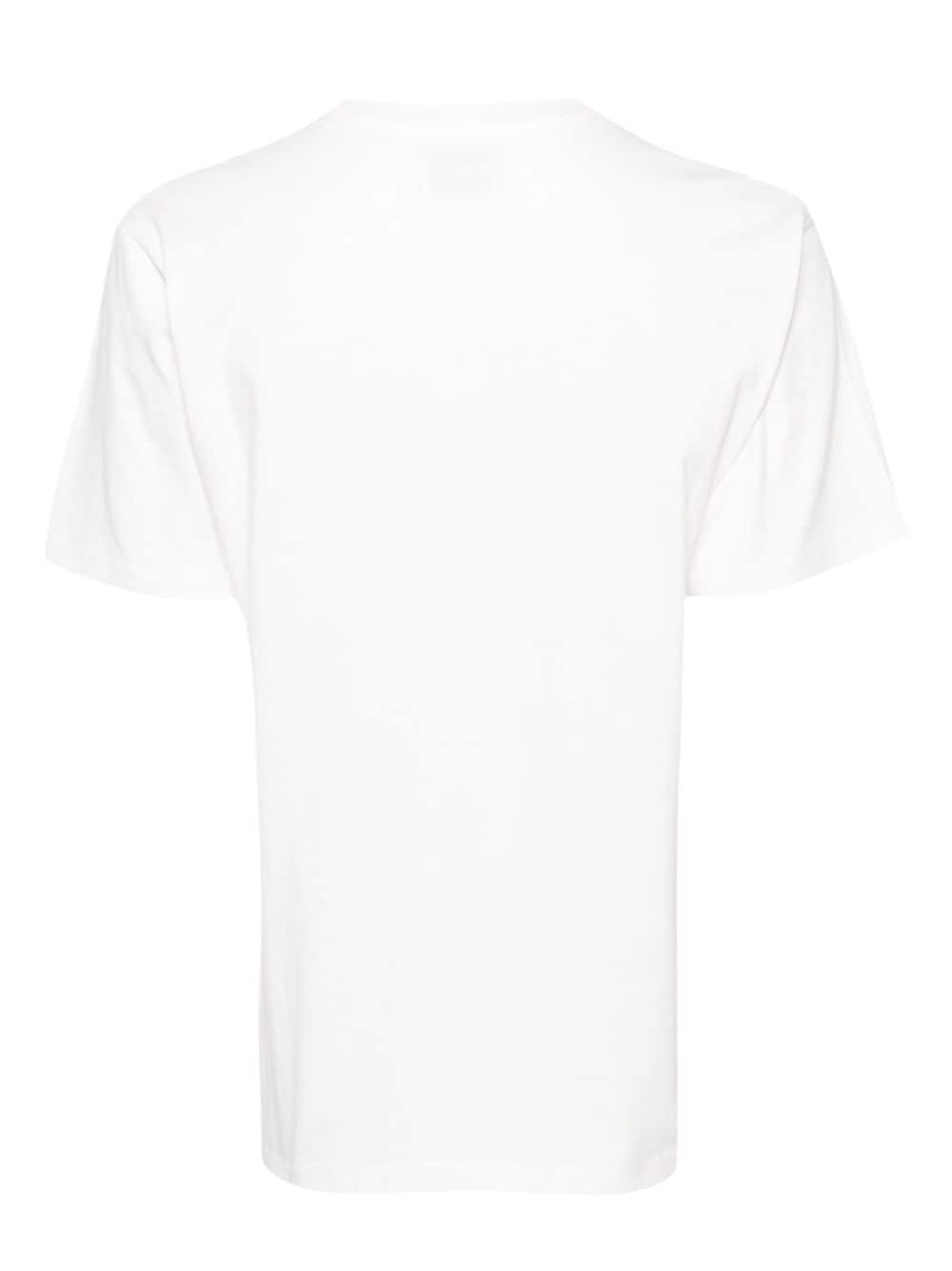 logo-patch cotton T-shirt - 2