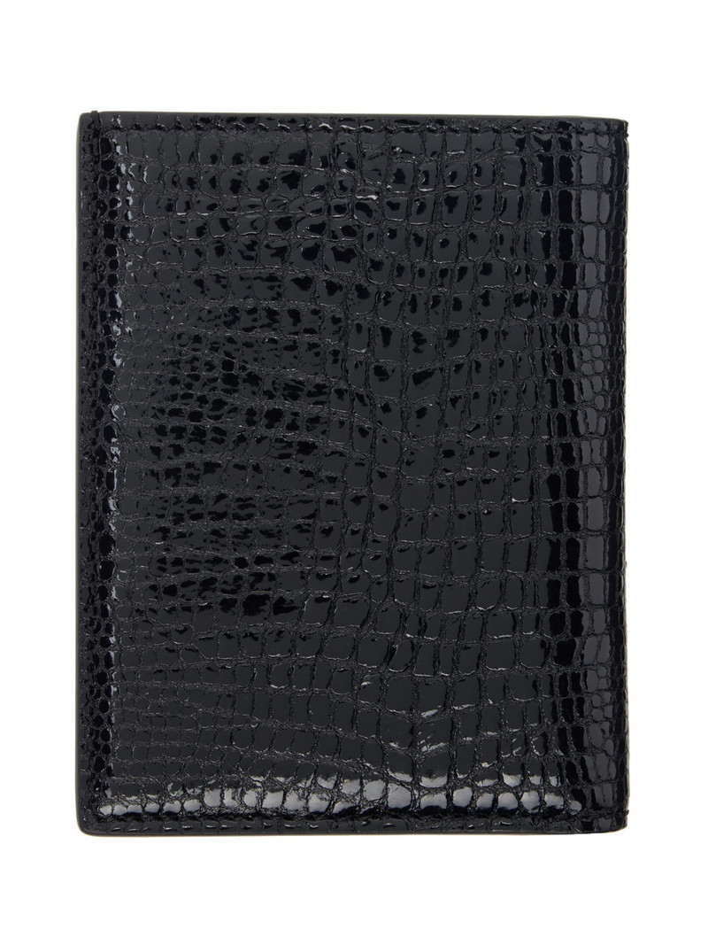 TOM FORD Black Leather T Line Folding Card Holder outlook