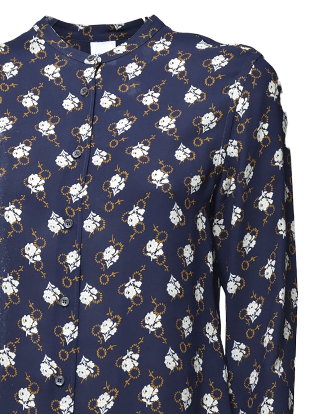 floral-print button-up shirt - 3