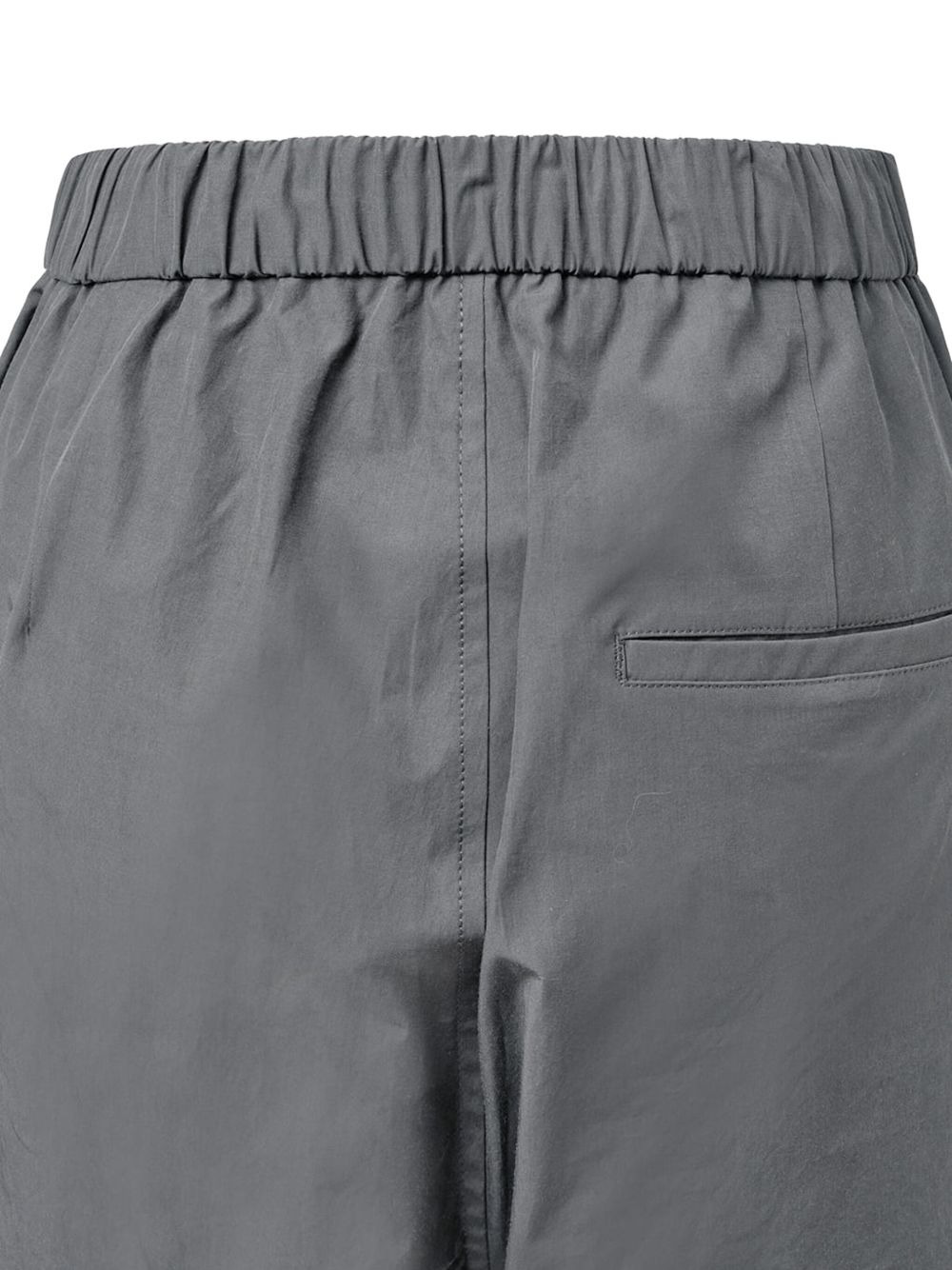 drawstring pleated trousers - 4