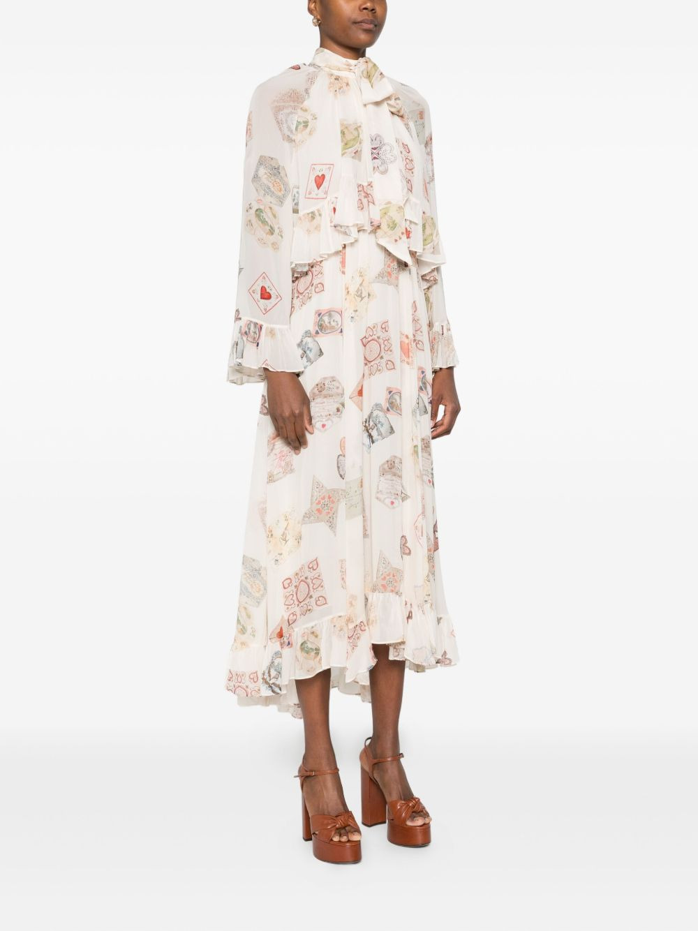 Hypnotic Flutter asymmetric dress - 3