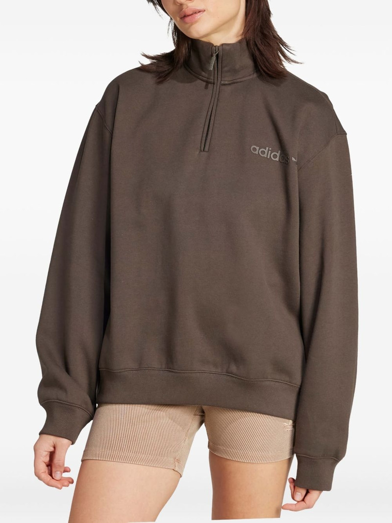 adidas half-zip sweatshirt outlook