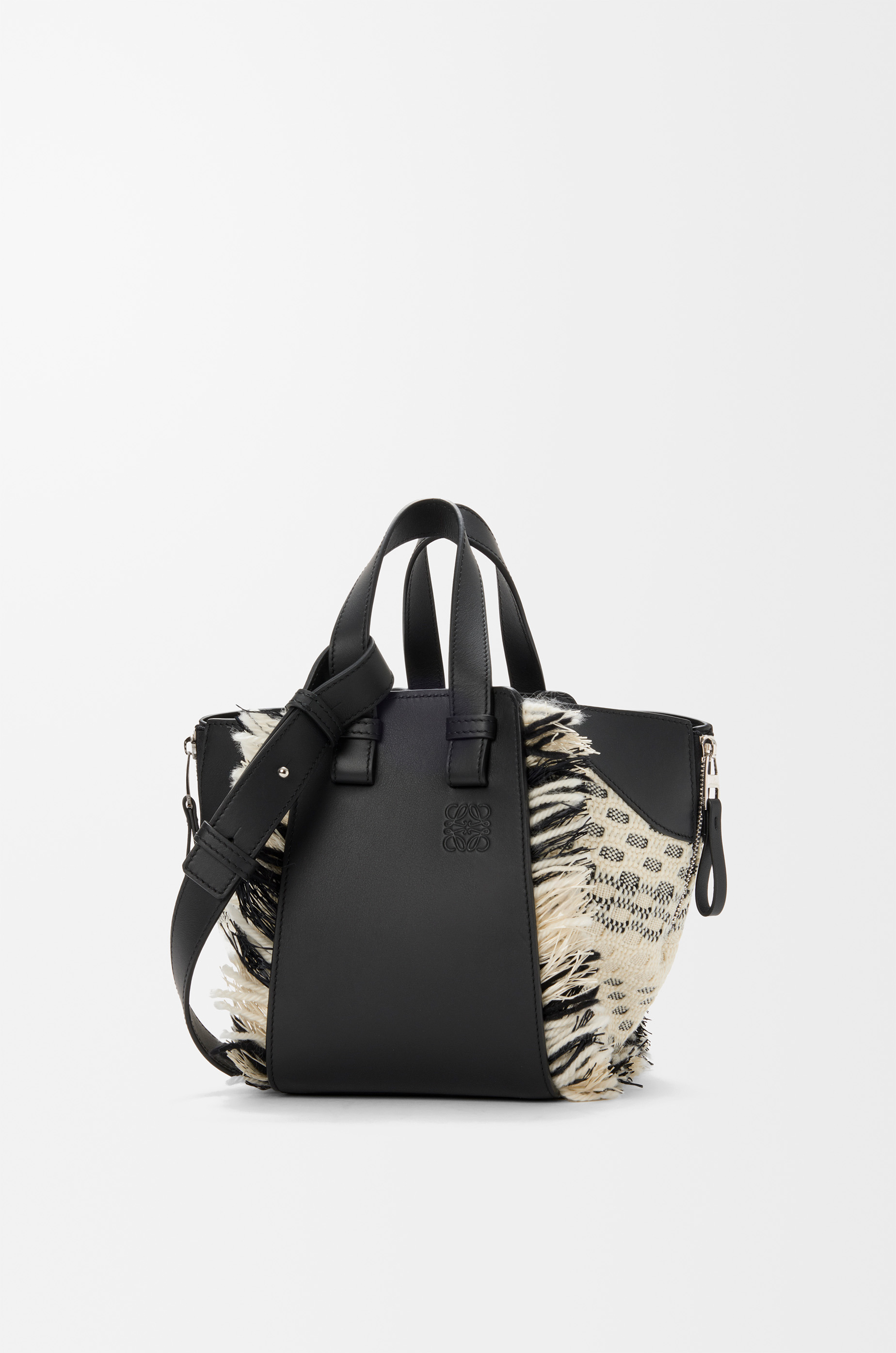 Compact Hammock bag in woven textile - 4