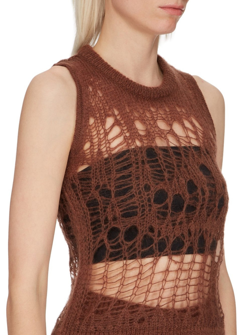 Spider open-knit tank top 4
