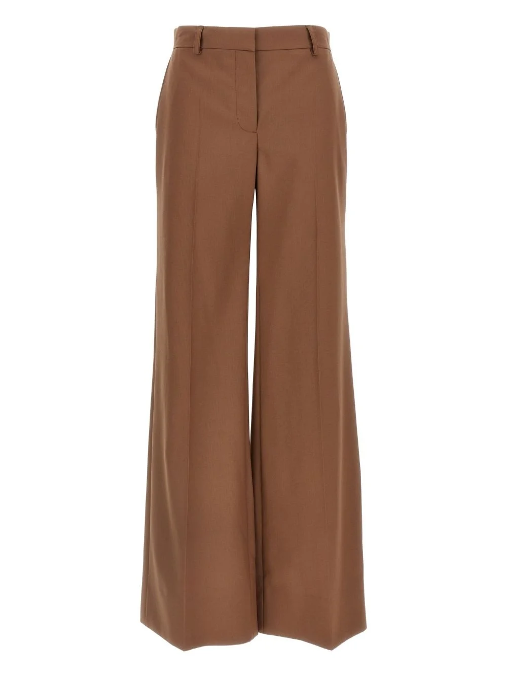 pleated flared trousers - 1