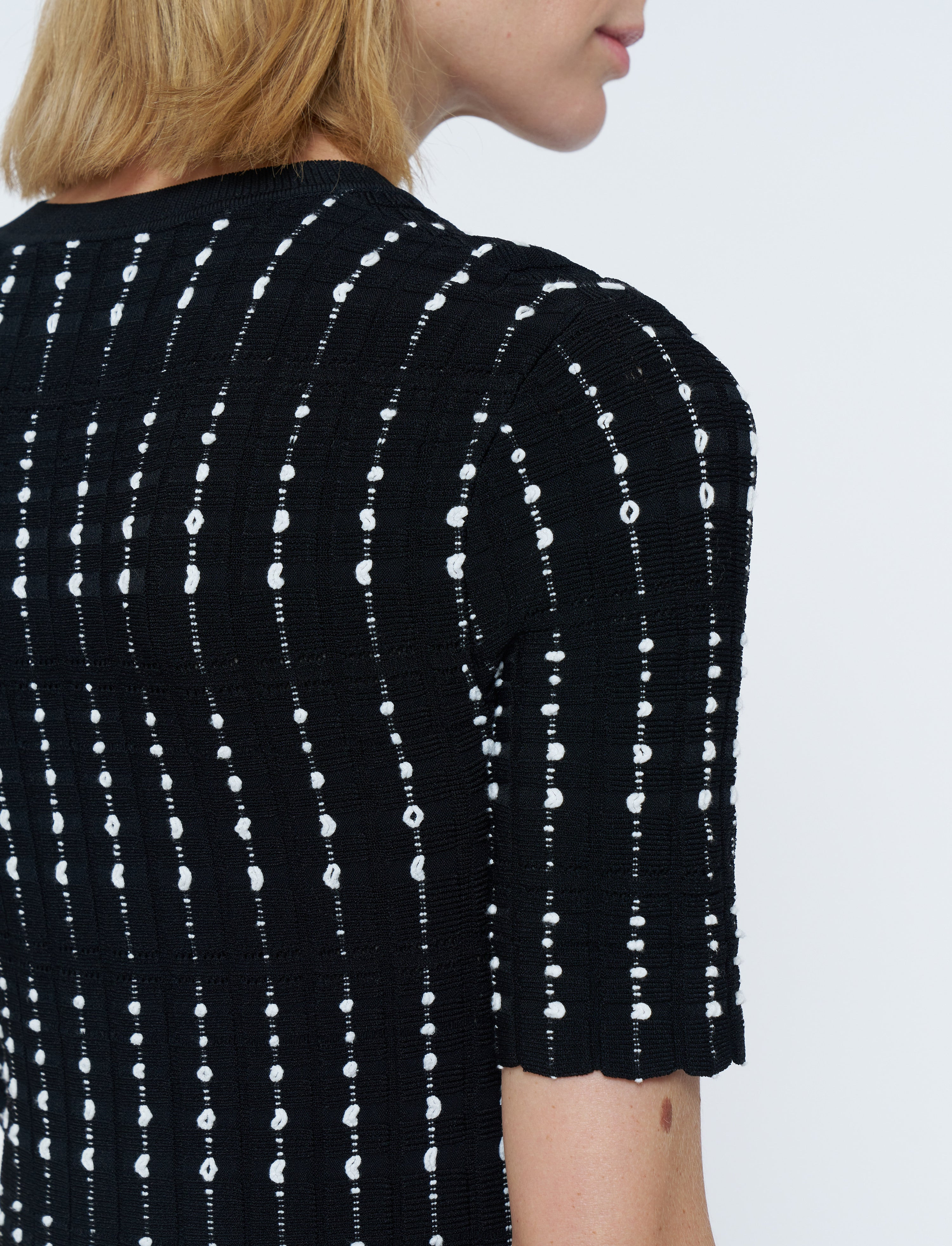 Fragmented Stripes Dress - 5