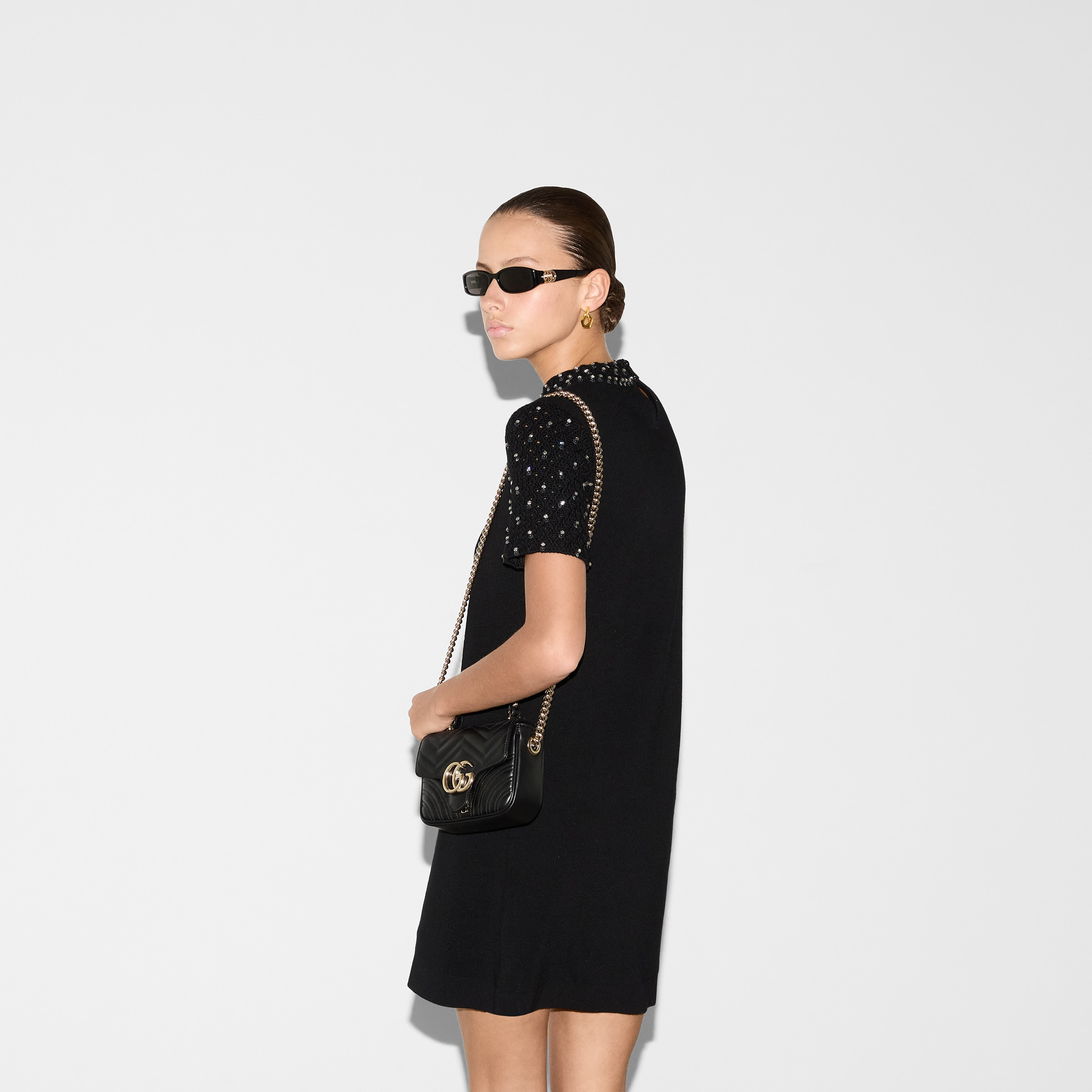 GG Marmont mini top handle bag - 4